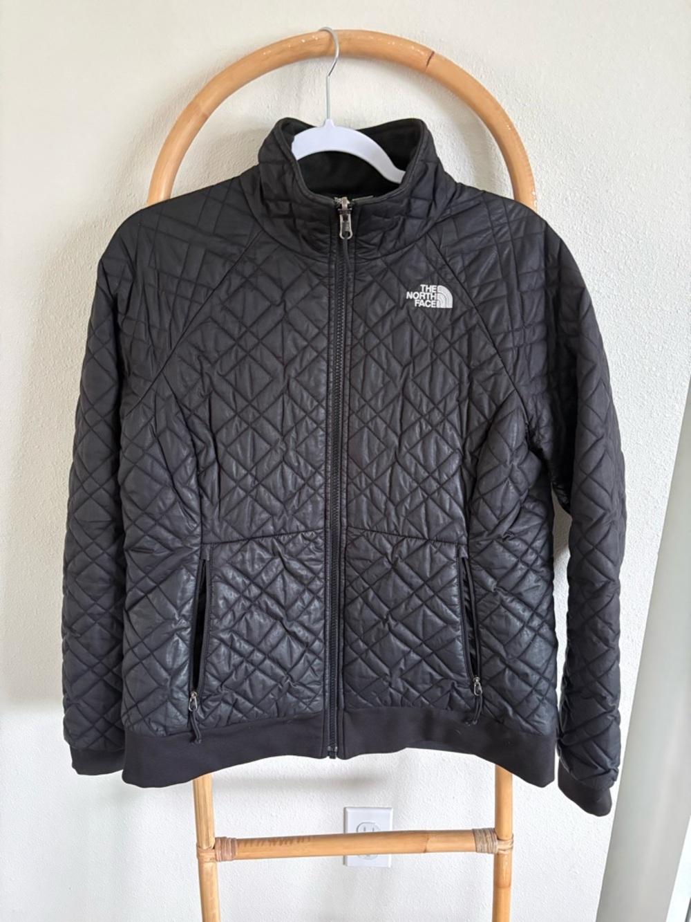 The North Face Black Quilted Zip Jacket